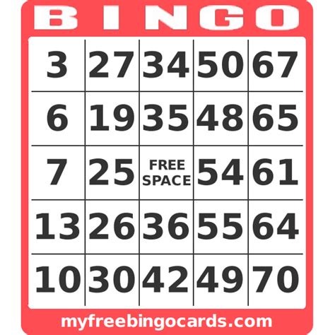 Free printable and virtual bingo card generator.